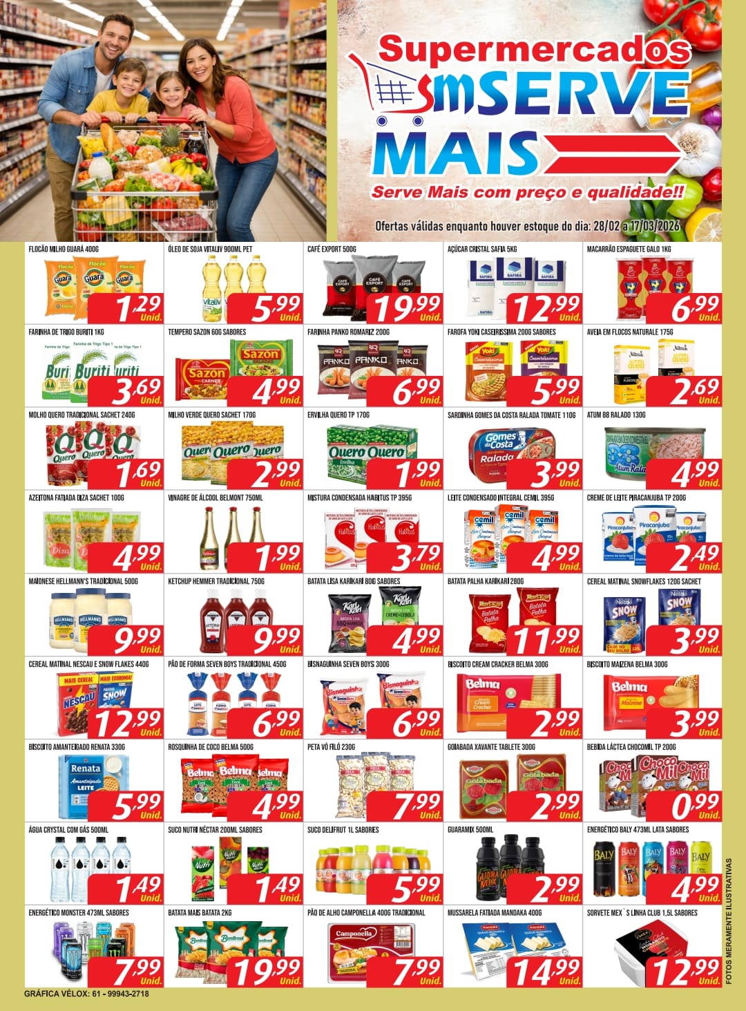Ofertas Supermercado Serve Mais